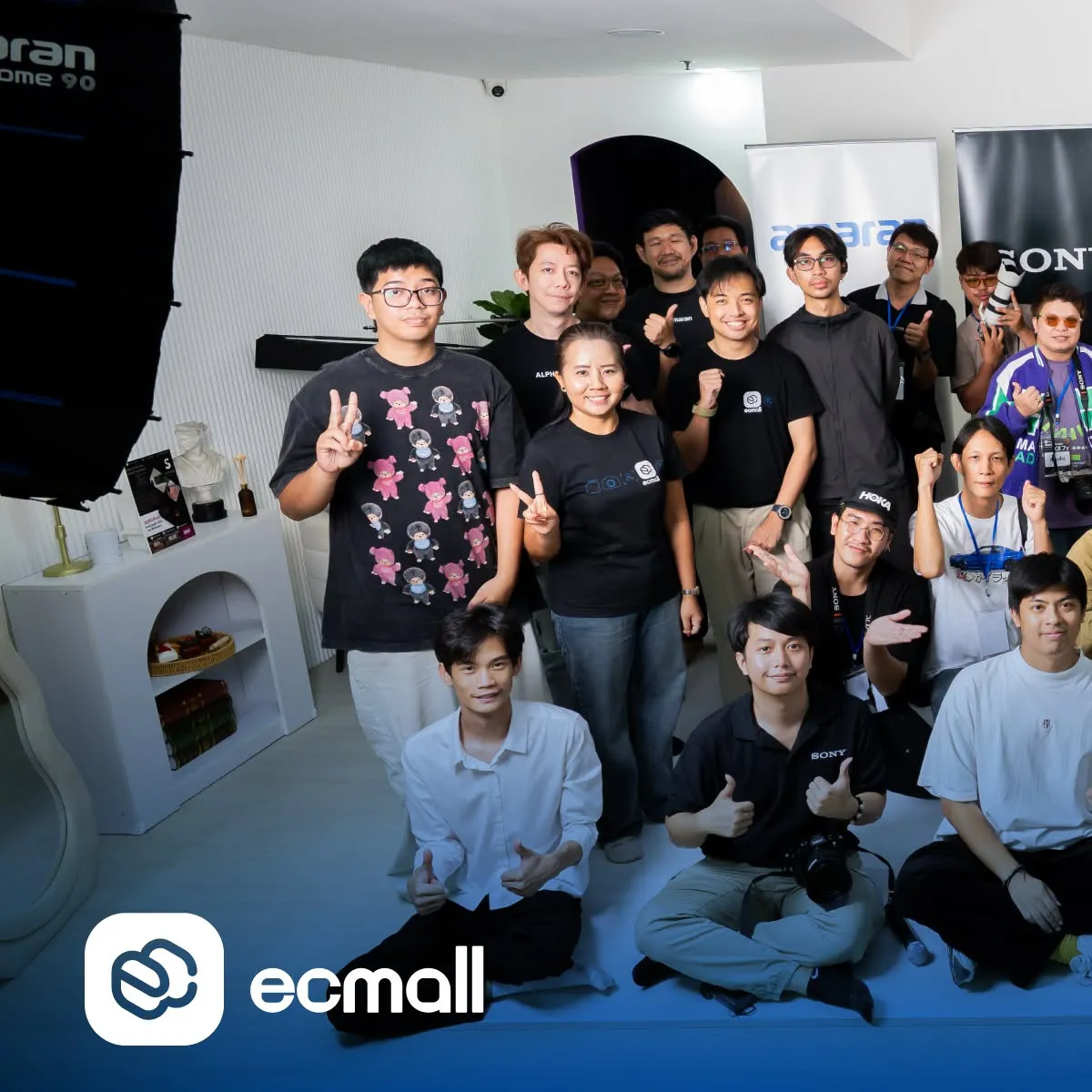 EC Mall team photo at SparQ Spaces event