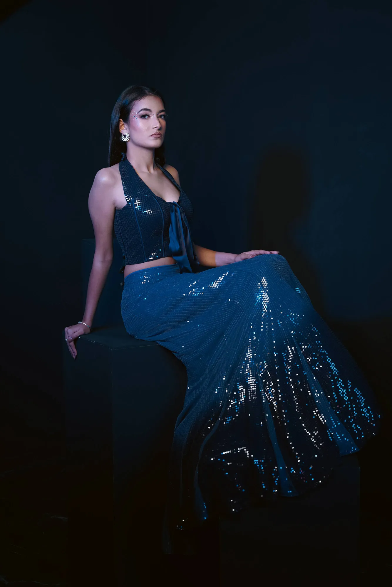 Model standing at SparQ Spaces Thematics studio