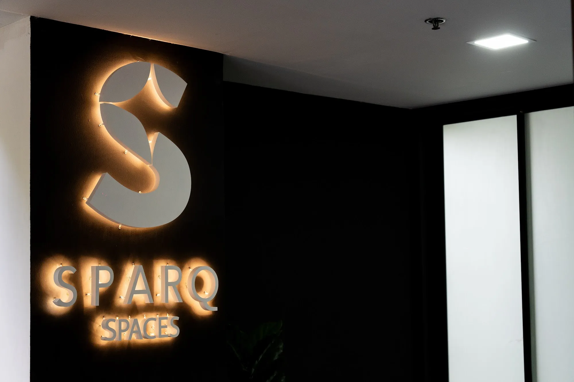 SparQ Spaces entrance corridor — Bangkok creative studio