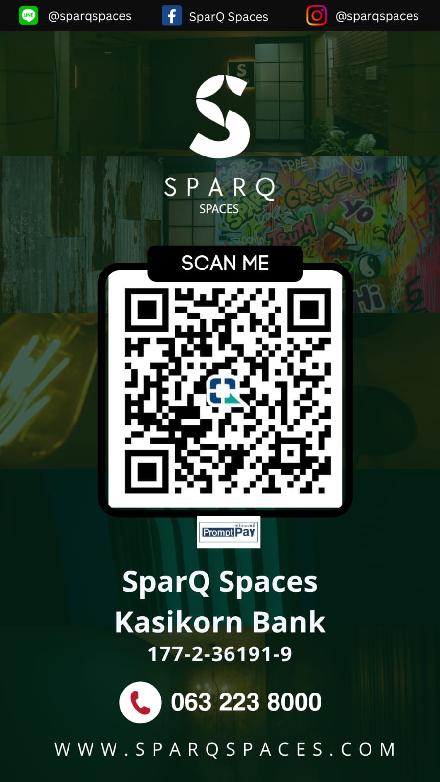 SparQ Spaces PromptPay QR